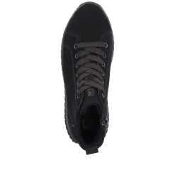 Rieker Sneakers-Women'S Sneaker High Deep Black