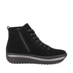 Rieker Sneakers-Women'S Sneaker High Deep Black