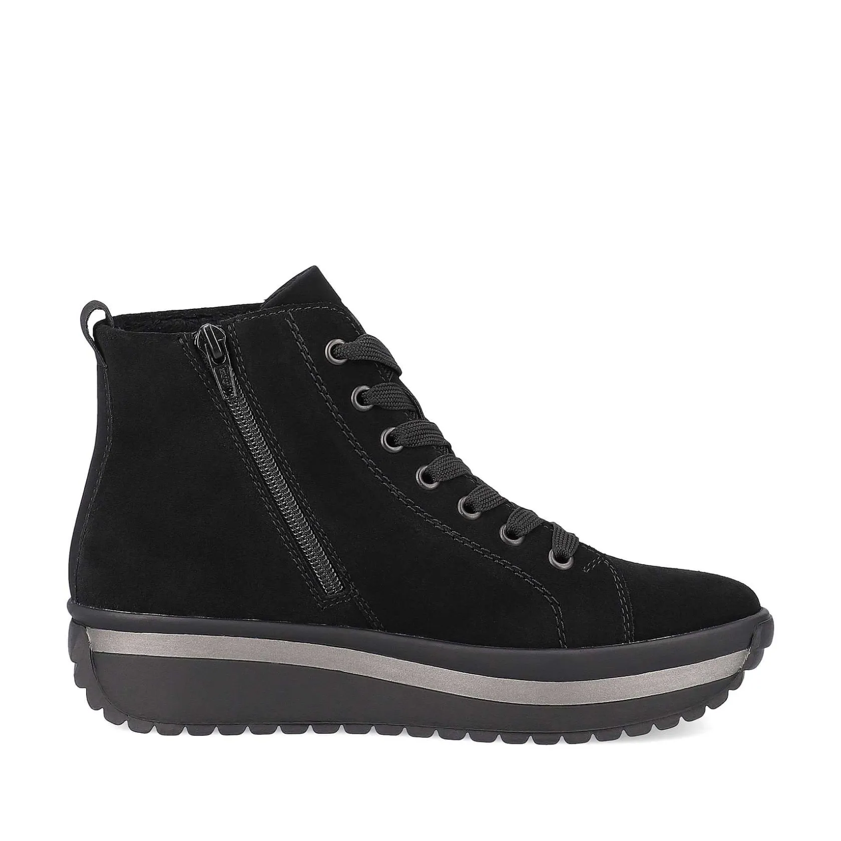 Rieker Sneakers-Women'S Sneaker High Deep Black
