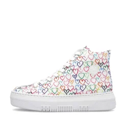 Rieker Colorful Styles-Women'S Sneaker High Multicolored