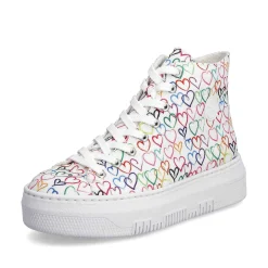 Rieker Colorful Styles-Women'S Sneaker High Multicolored