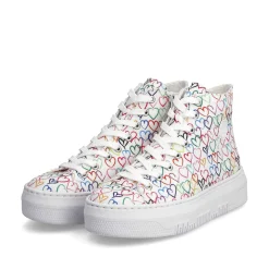 Rieker Colorful Styles-Women'S Sneaker High Multicolored