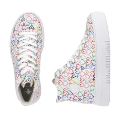 Rieker Colorful Styles-Women'S Sneaker High Multicolored