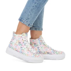 Rieker Colorful Styles-Women'S Sneaker High Multicolored