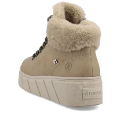 Rieker Sneakers-Women'S Sneaker High Clay Beige