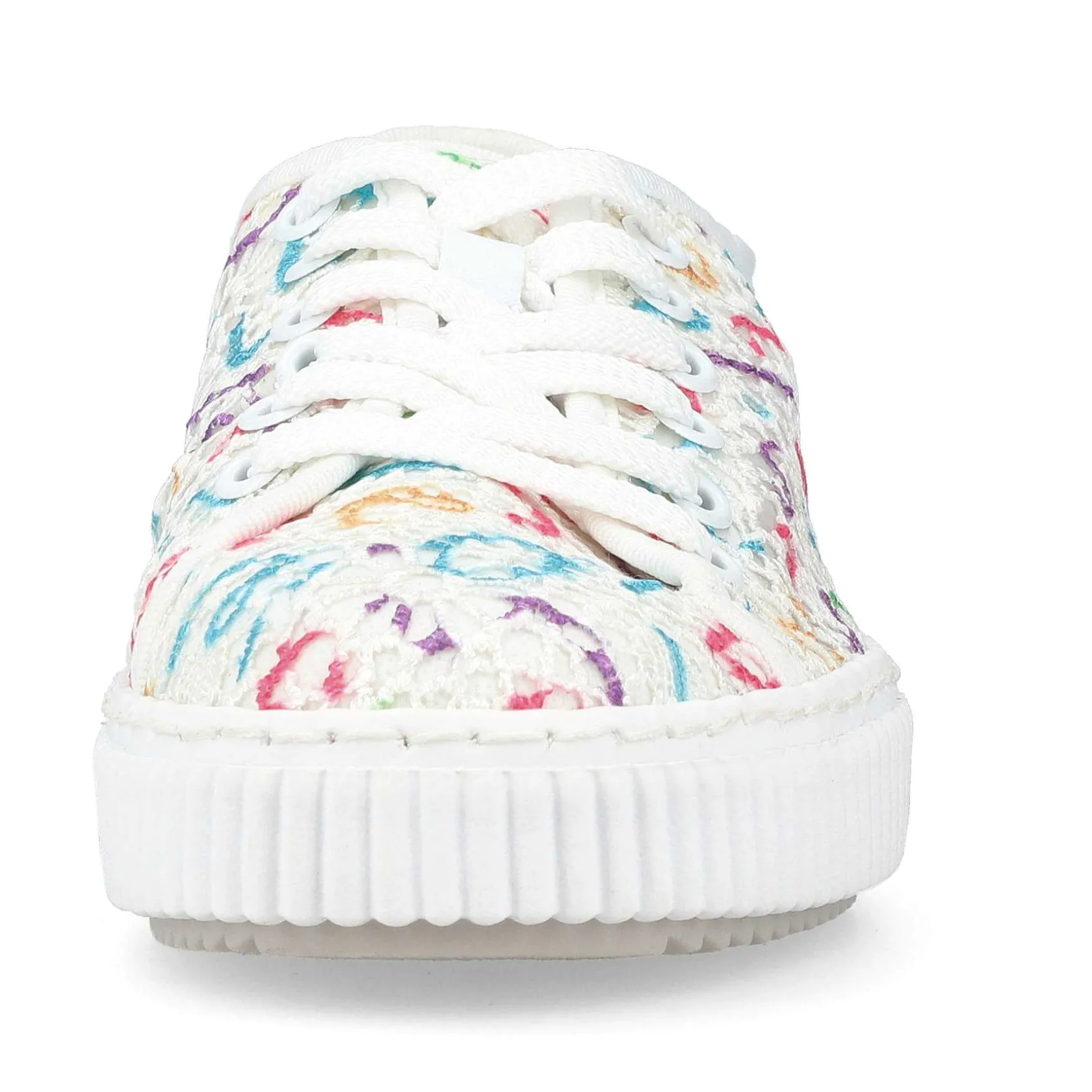 Rieker Vegan-Women'S Sneaker Low Multi-Snow White