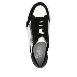 Rieker Sneakers-Women'S Sneaker Low Crystal White-Deep Black
