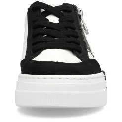 Rieker Sneakers-Women'S Sneaker Low Crystal White-Deep Black
