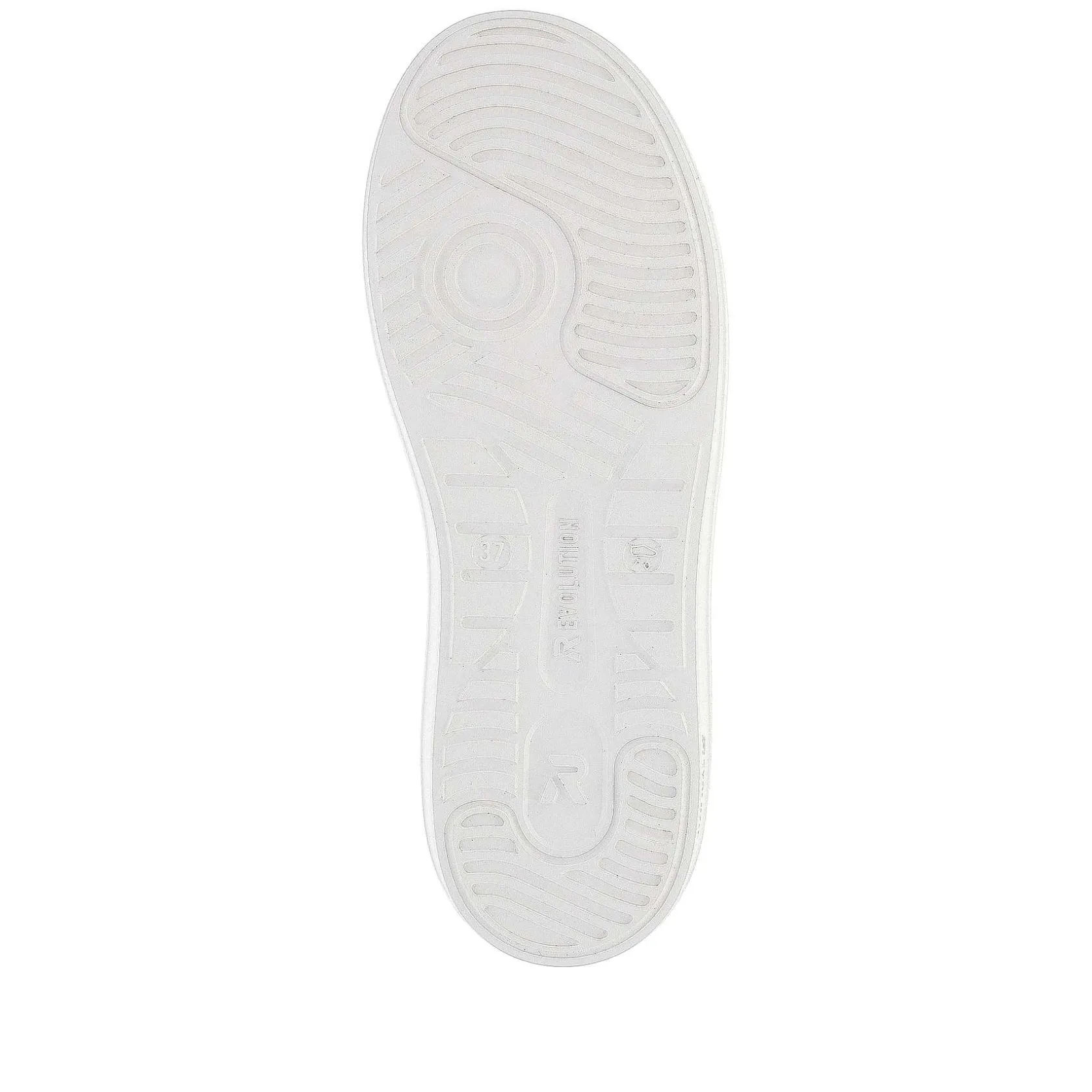 Rieker Colorful Styles-Women'S Sneaker Low Pearl-White Copper-Metallic