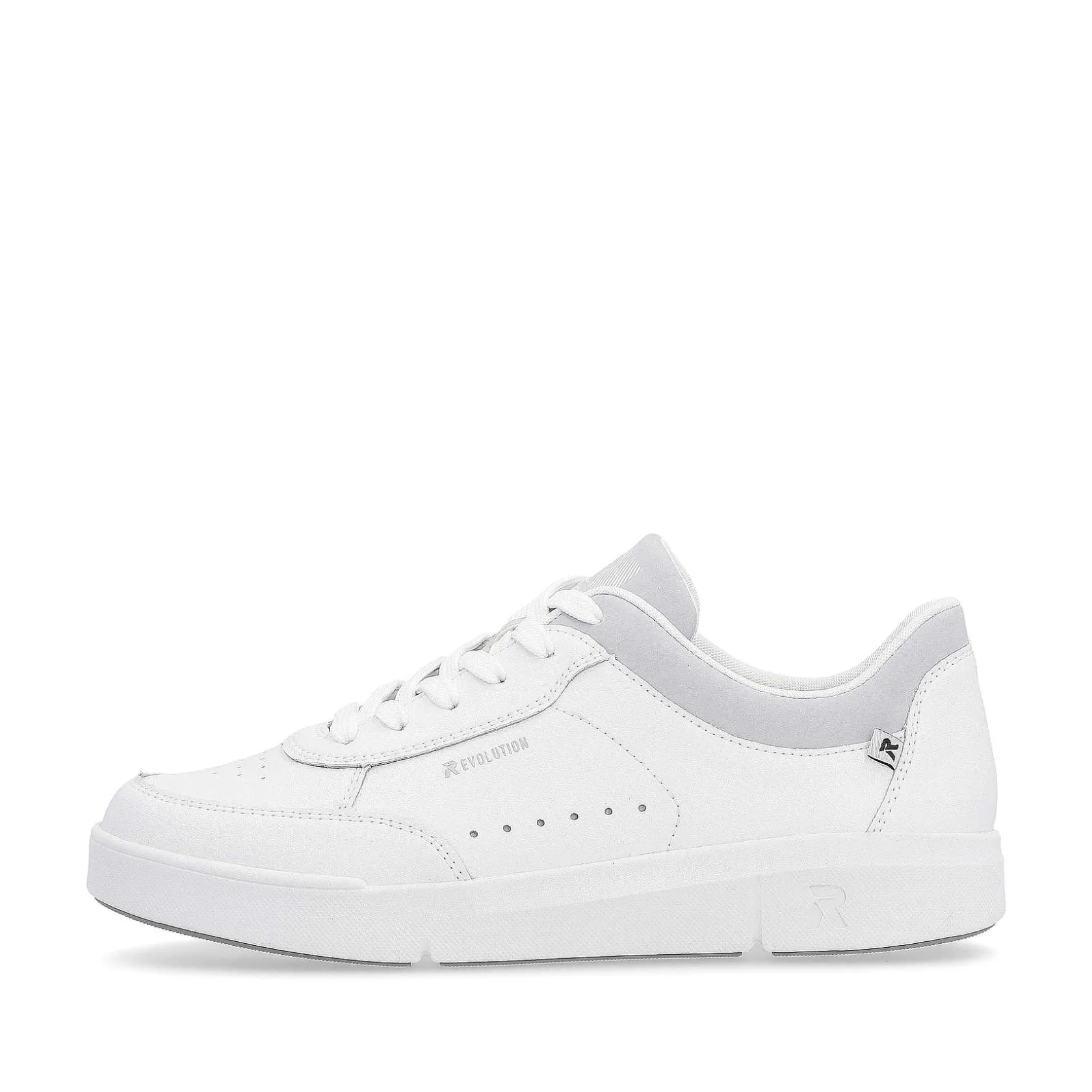 Rieker Sneakers-Women'S Sneaker Low Quartz-White Light-Grey