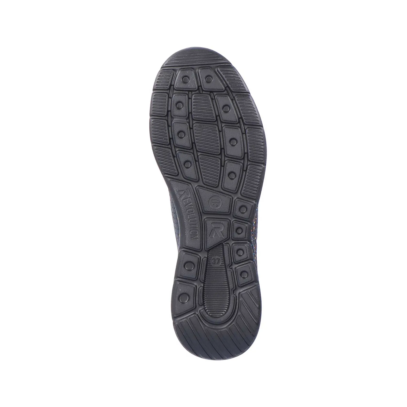 Rieker Sneakers-Women'S Sneaker Low Urban-Black Rainbow