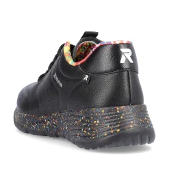 Rieker Sneakers-Women'S Sneaker Low Urban-Black Rainbow