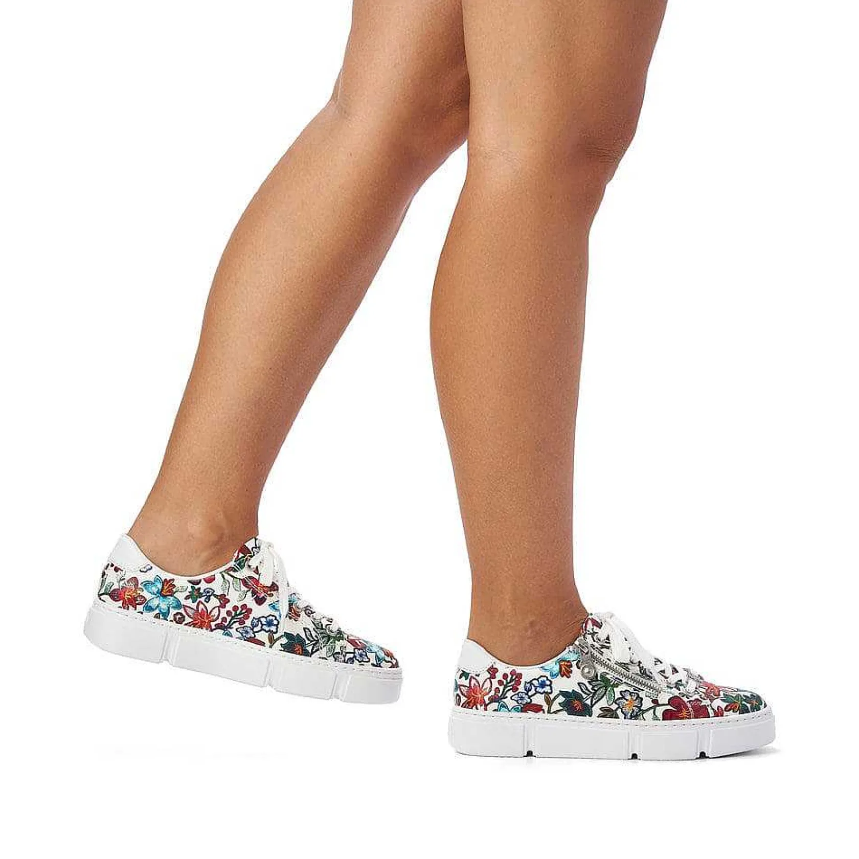 Rieker Colorful Styles-Women'S Sneaker Low Floral