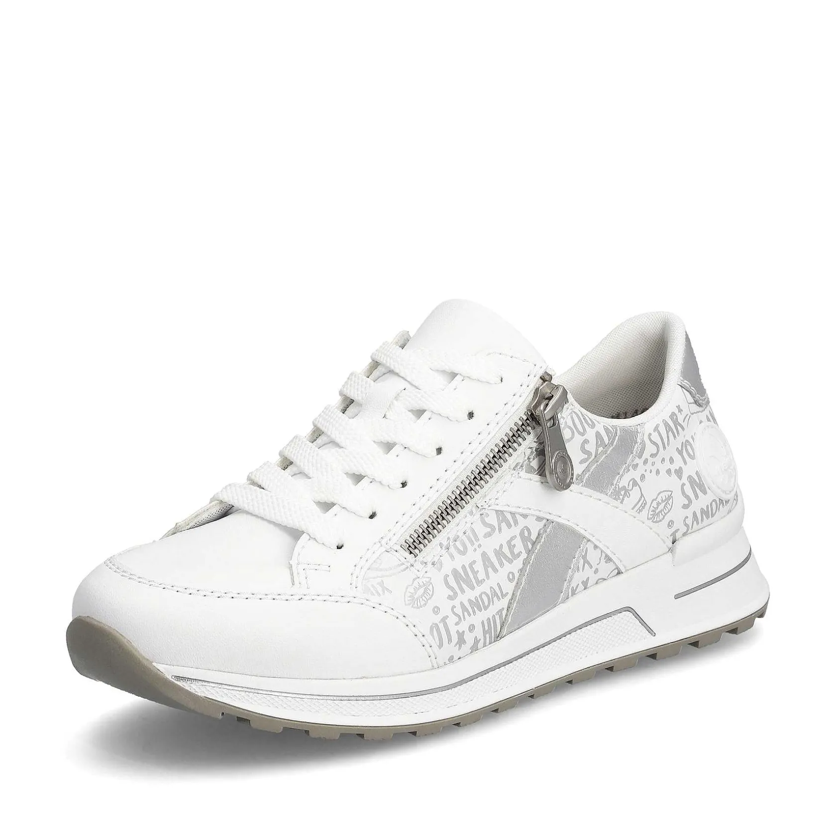 Rieker Sneakers-Women'S Sneaker Low Pure White