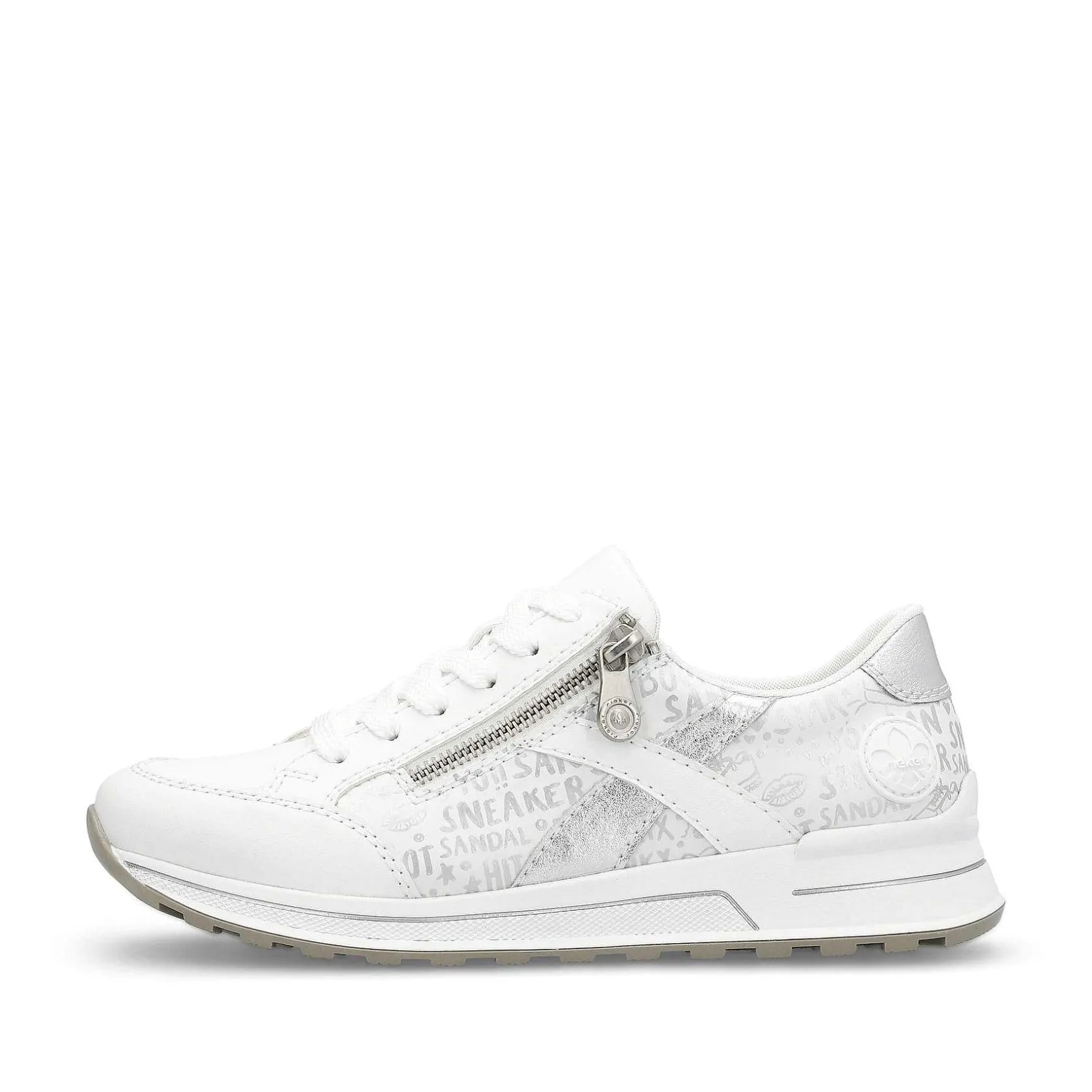 Rieker Sneakers-Women'S Sneaker Low Pure White