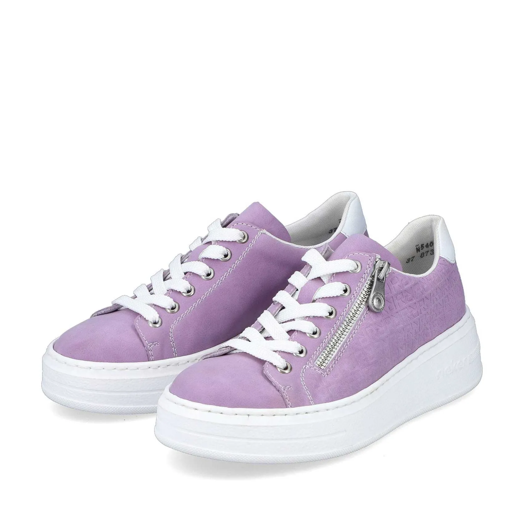 Rieker Colorful Styles-Women'S Sneaker Low Lilac Colors