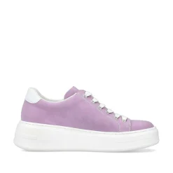 Rieker Colorful Styles-Women'S Sneaker Low Lilac Colors