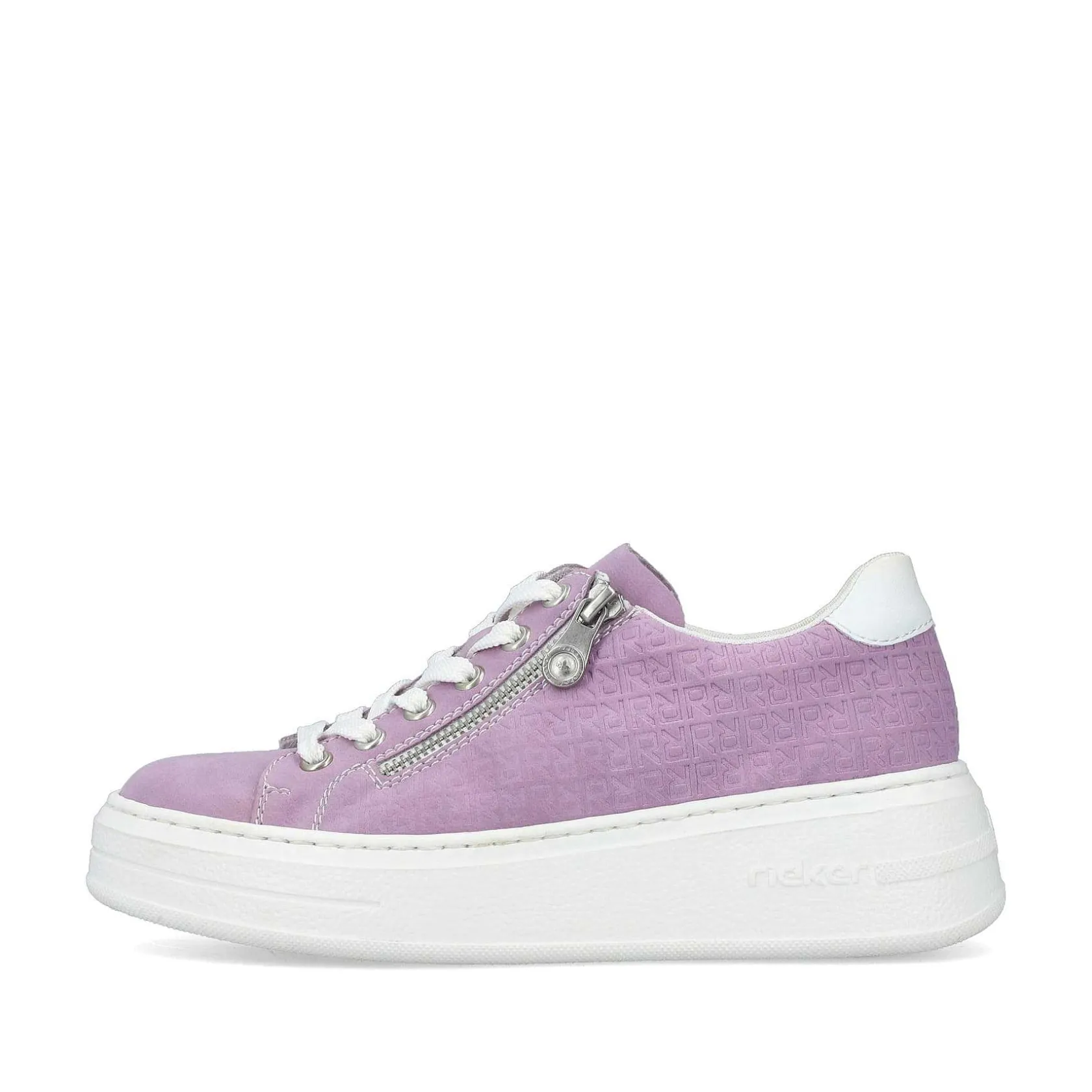 Rieker Colorful Styles-Women'S Sneaker Low Lilac Colors