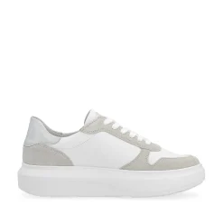 Rieker Sneakers-Women'S Sneaker Low Clear-White Dust-Grey