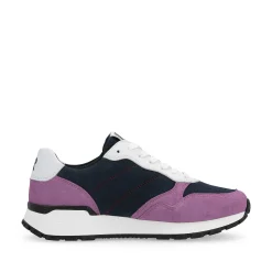 Rieker Colorful Styles-Women'S Sneaker Low Atlantic-Blue Violet