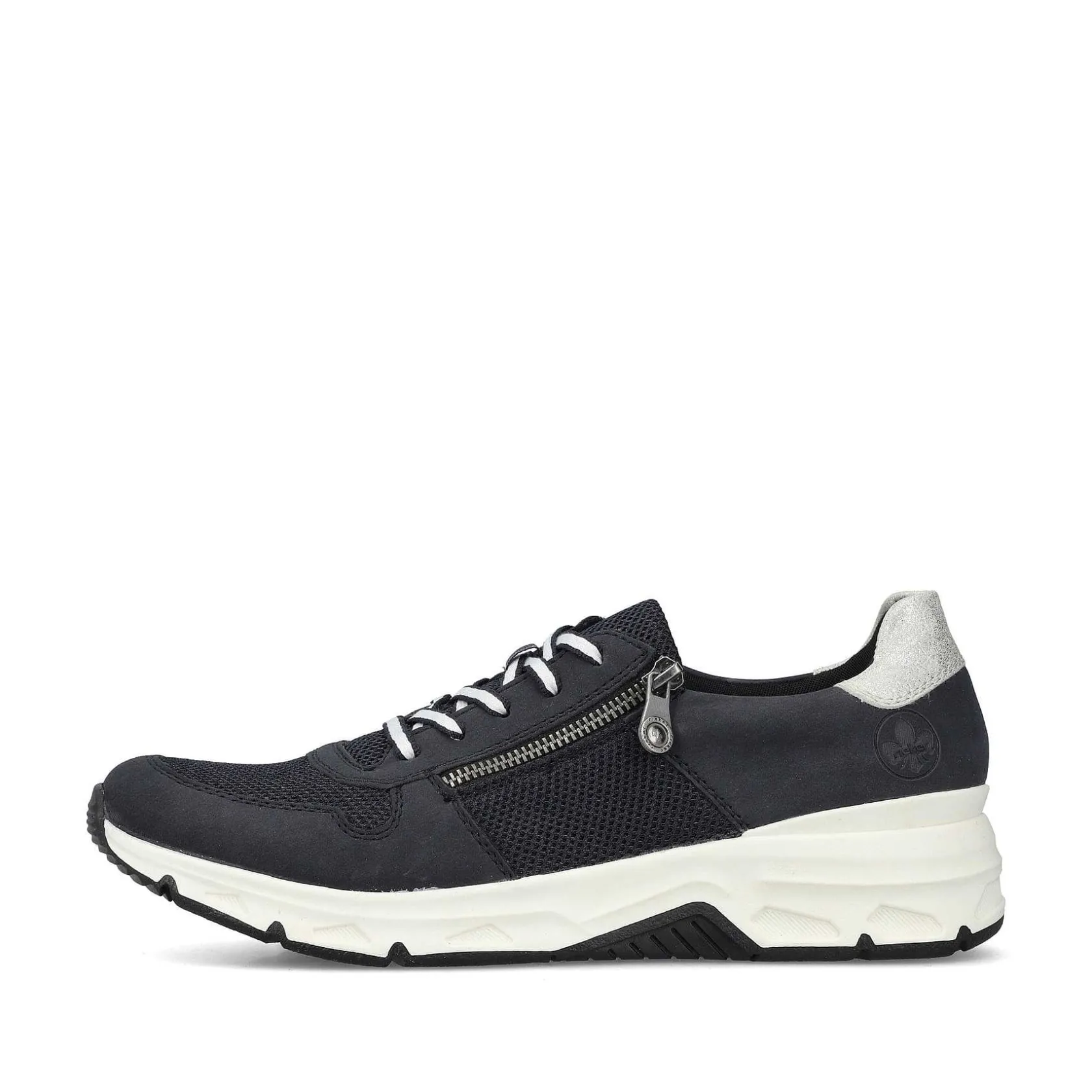 Rieker Sneakers-Women'S Sneaker Low Steel Blue