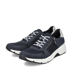 Rieker Sneakers-Women'S Sneaker Low Steel Blue