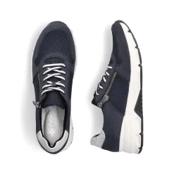 Rieker Sneakers-Women'S Sneaker Low Steel Blue