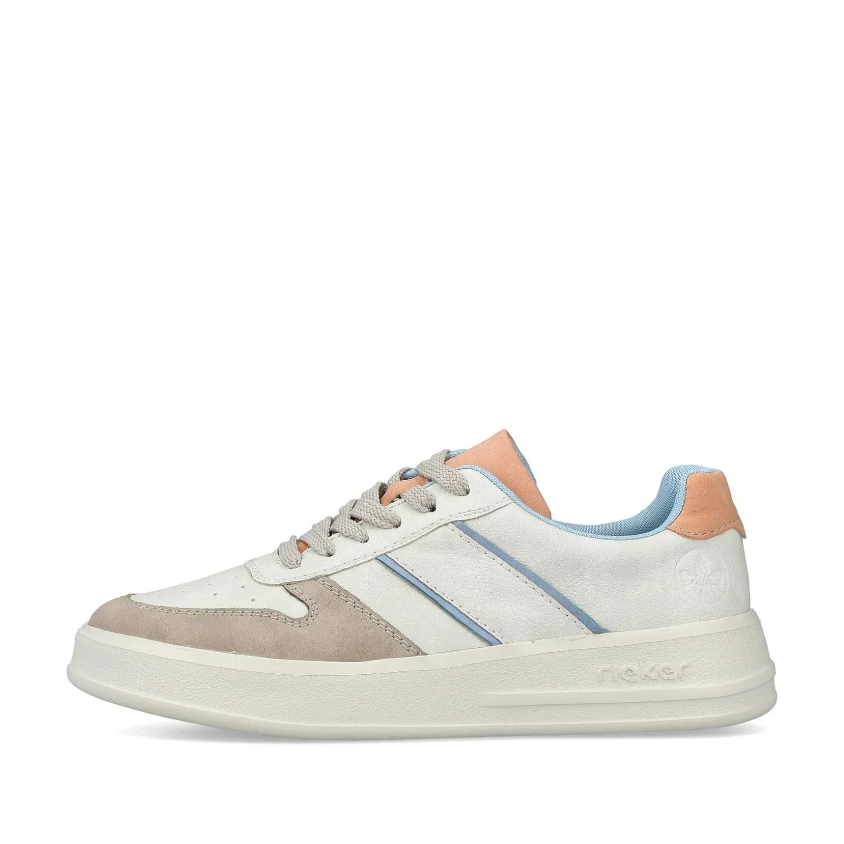 Rieker Vegan-Women'S Sneaker Low Swan White