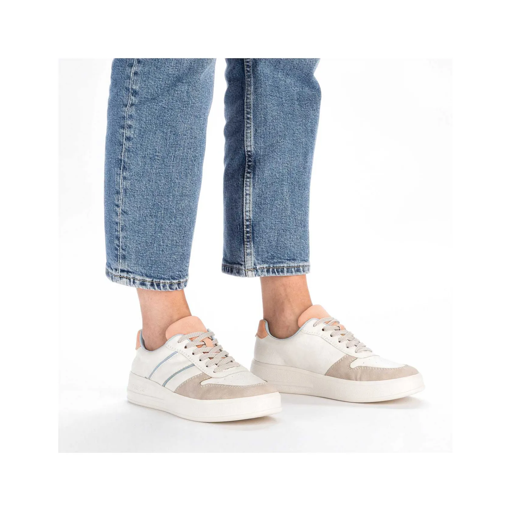 Rieker Vegan-Women'S Sneaker Low Swan White