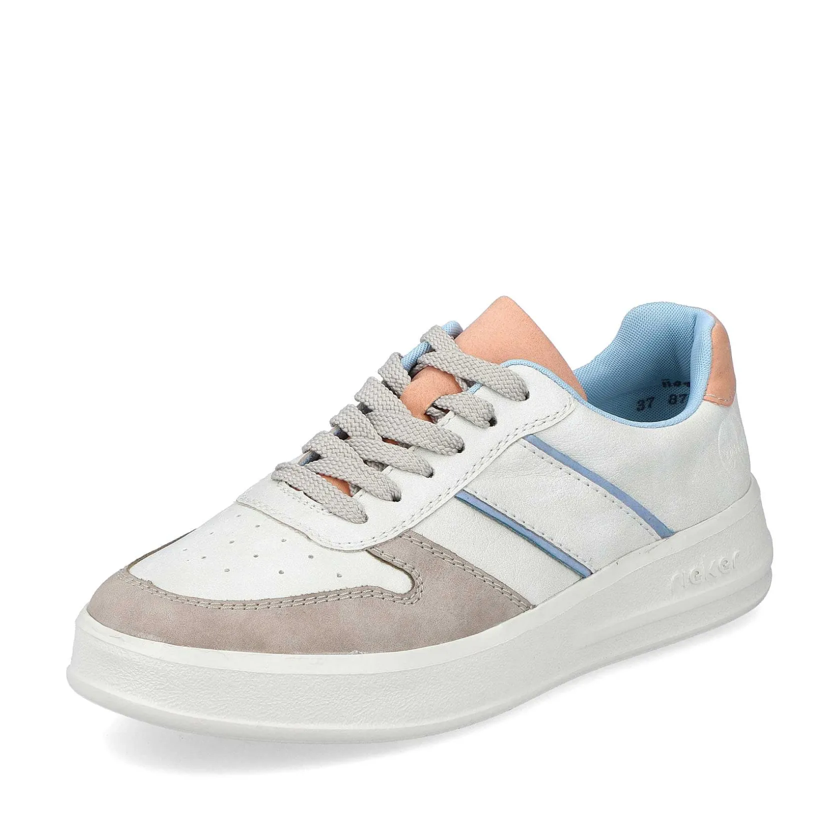 Rieker Vegan-Women'S Sneaker Low Swan White