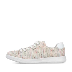 Rieker Colorful Styles-Women'S Sneaker Low Multi-Pure White