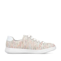 Rieker Colorful Styles-Women'S Sneaker Low Multi-Pure White