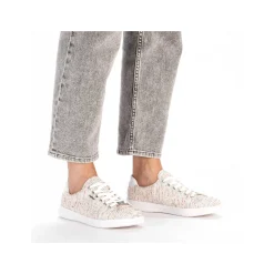 Rieker Colorful Styles-Women'S Sneaker Low Multi-Pure White