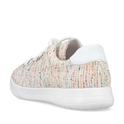 Rieker Colorful Styles-Women'S Sneaker Low Multi-Pure White