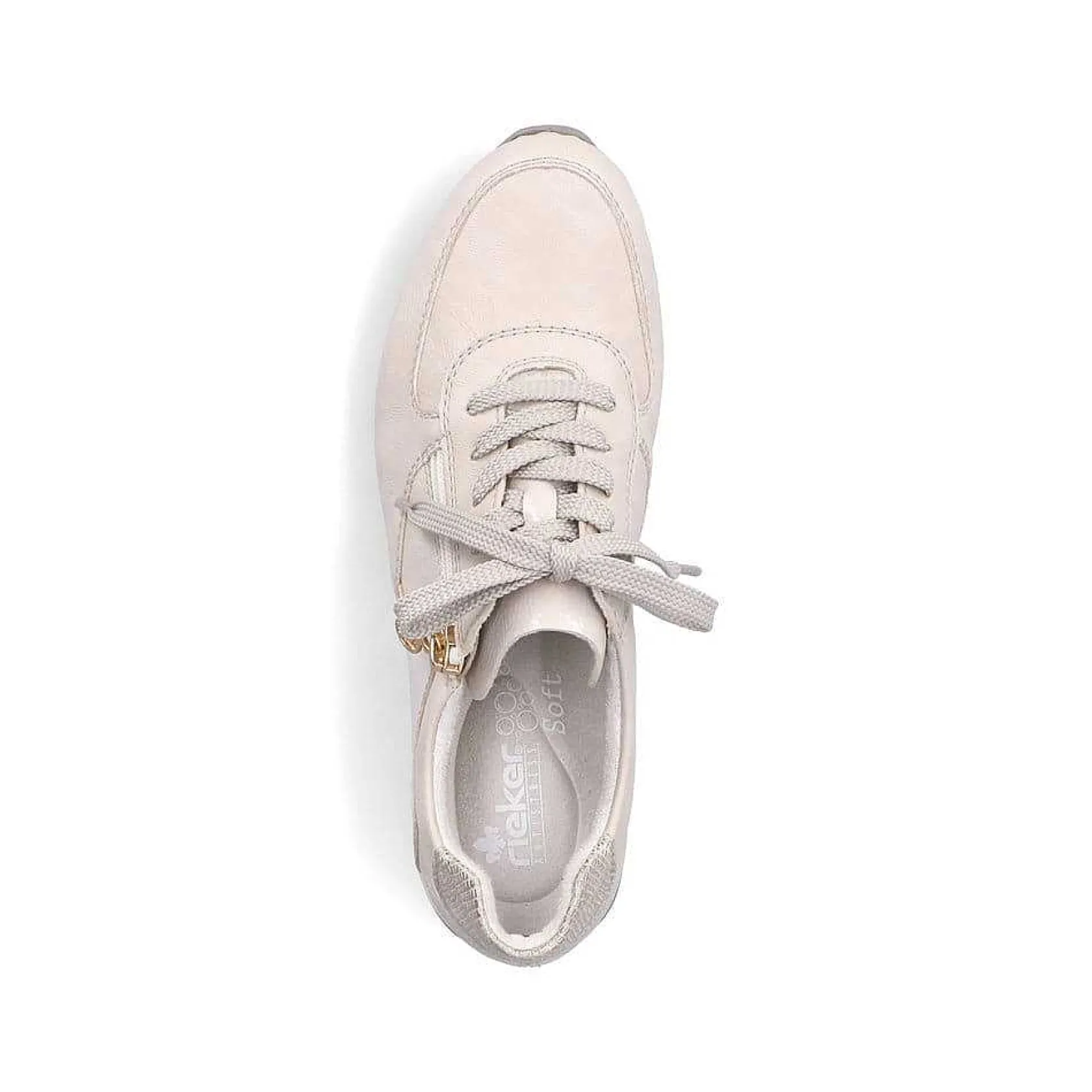 Rieker Sneakers-Women'S Sneaker Low Cream White
