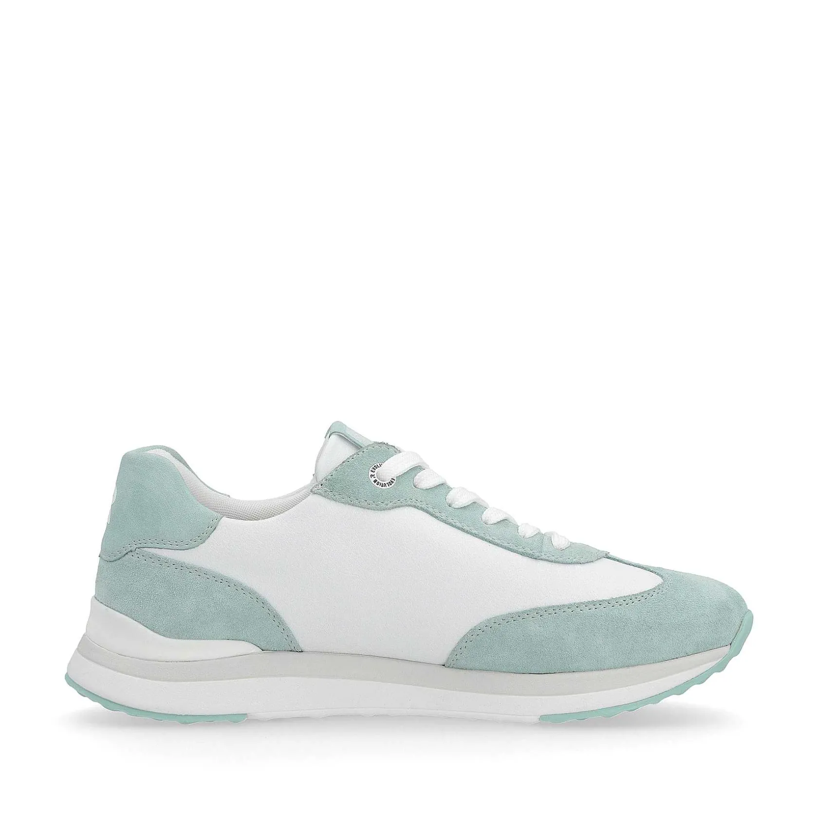 Rieker Colorful Styles-Women'S Sneaker Low Frost-White Aquamarine