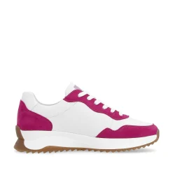 Rieker Colorful Styles-Women'S Sneaker Low Clear-White Fuchsia