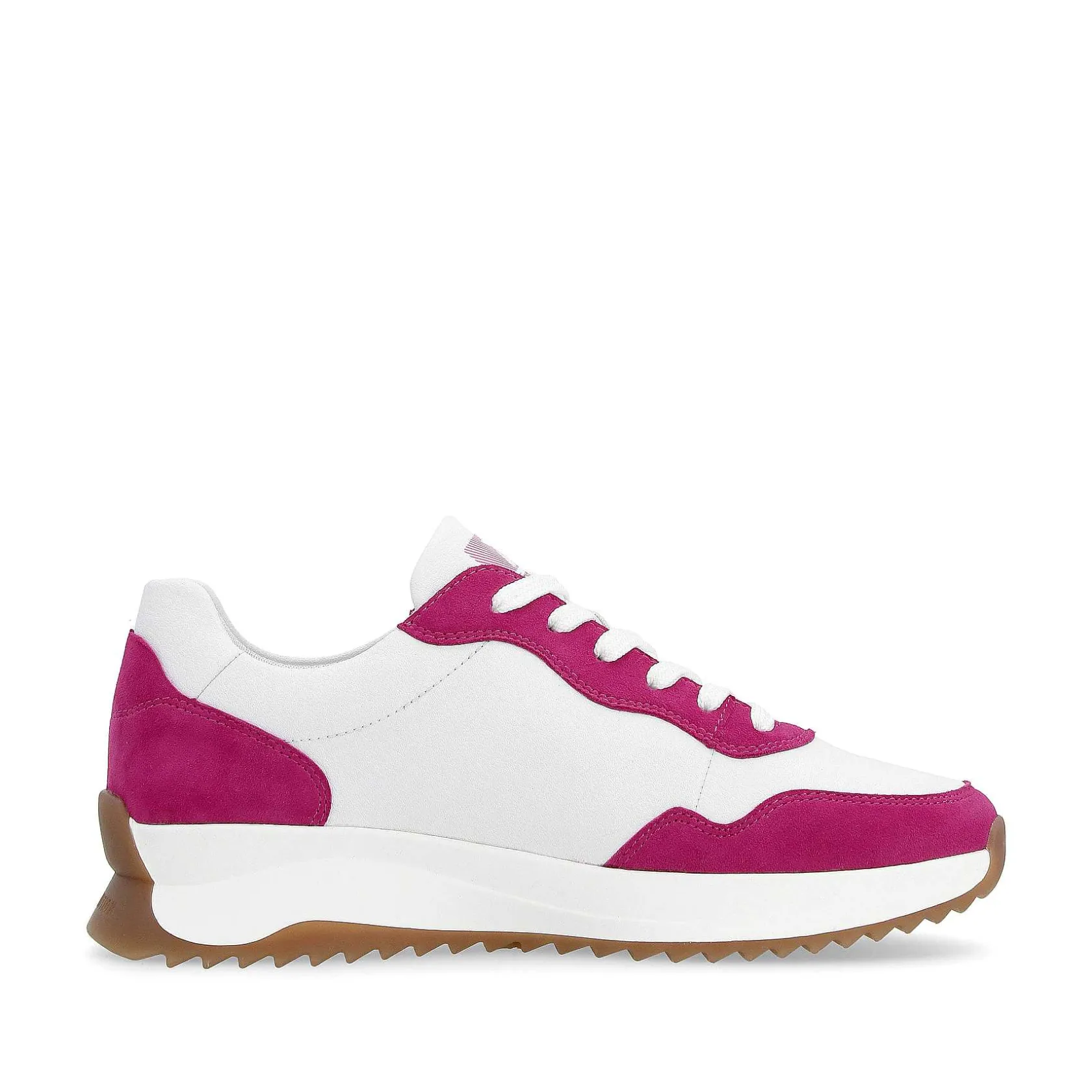 Rieker Colorful Styles-Women'S Sneaker Low Clear-White Fuchsia