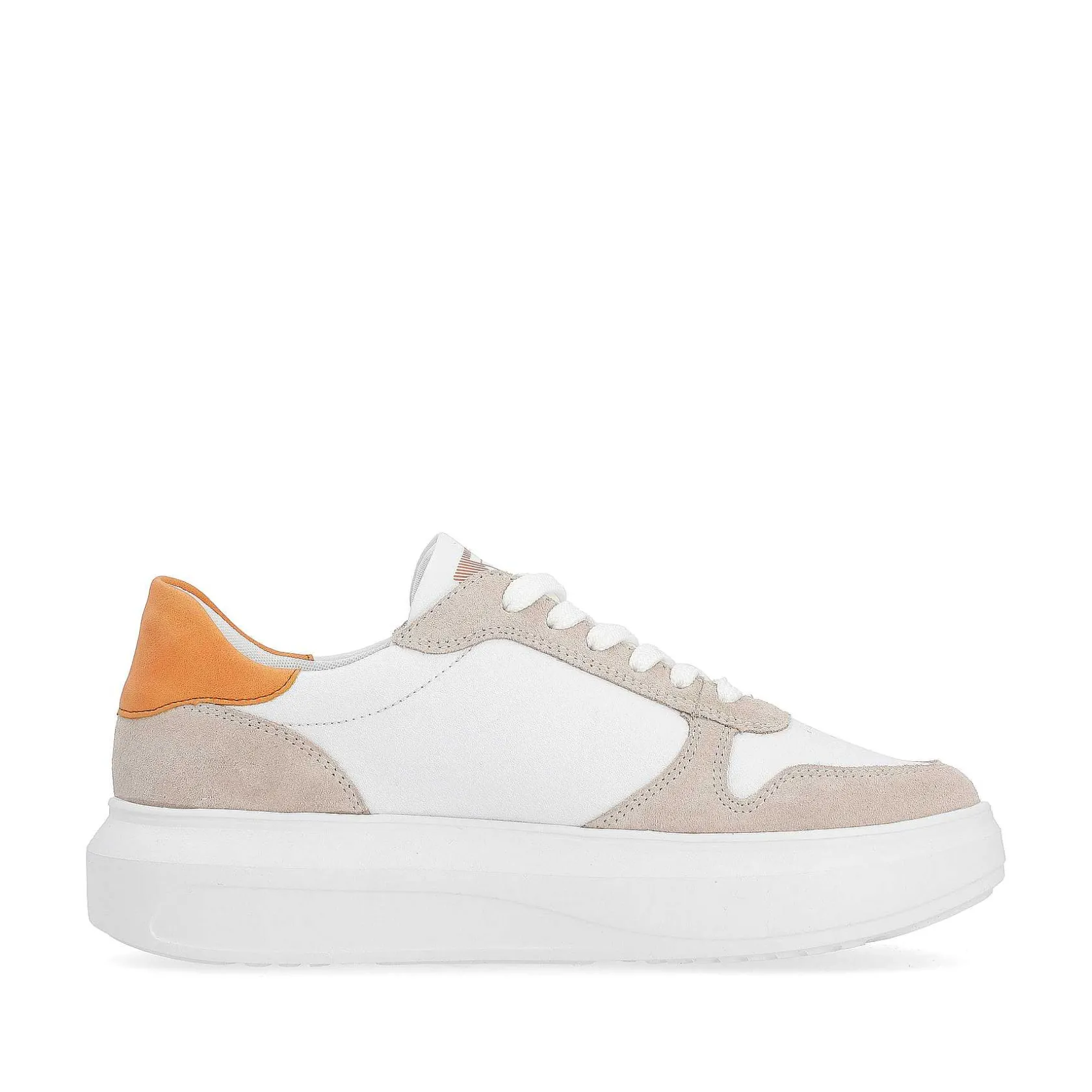 Rieker Colorful Styles-Women'S Sneaker Low Pearl-White Sand-Beige