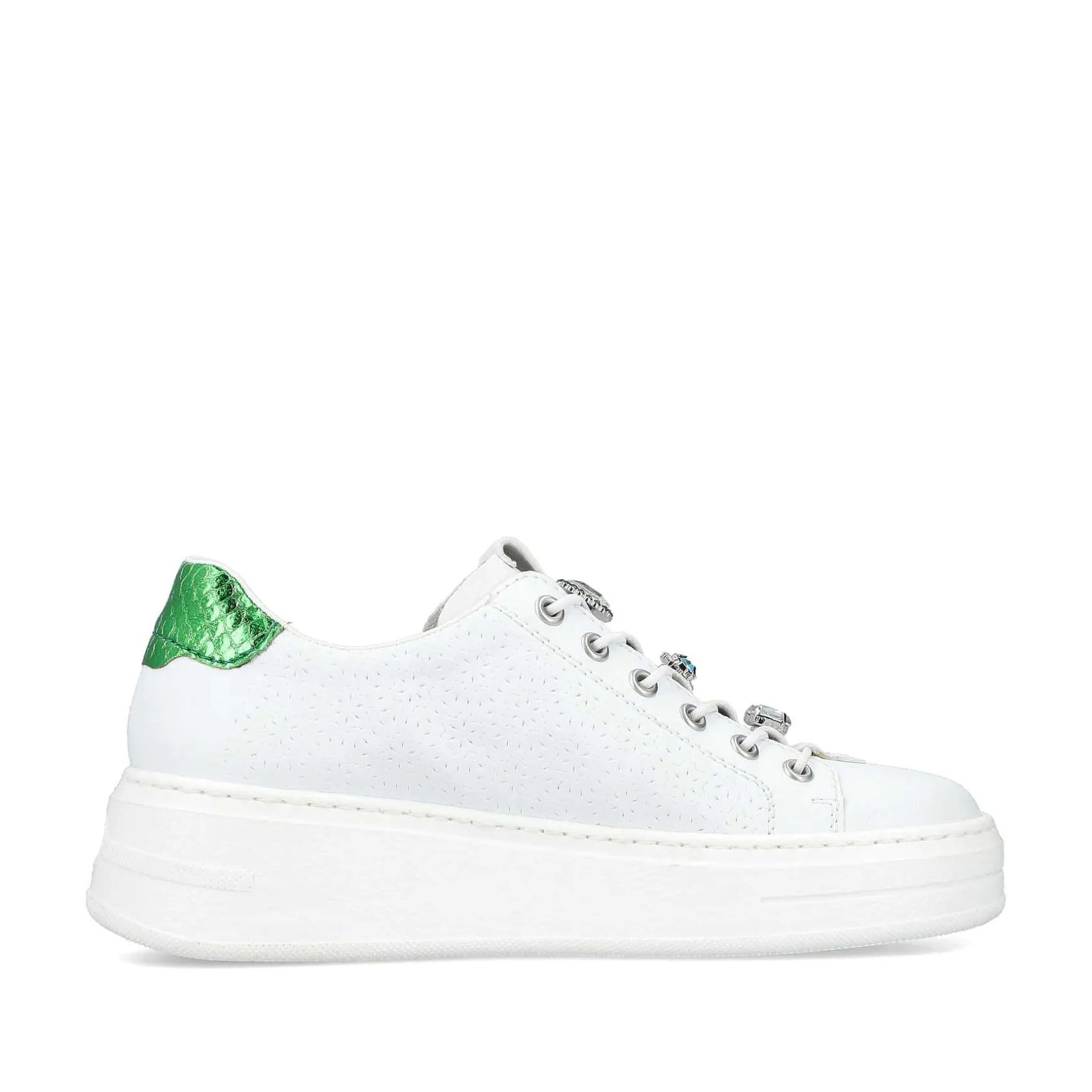 Rieker Sneakers-Women'S Sneaker Low Ice White