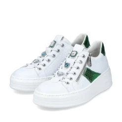 Rieker Sneakers-Women'S Sneaker Low Ice White