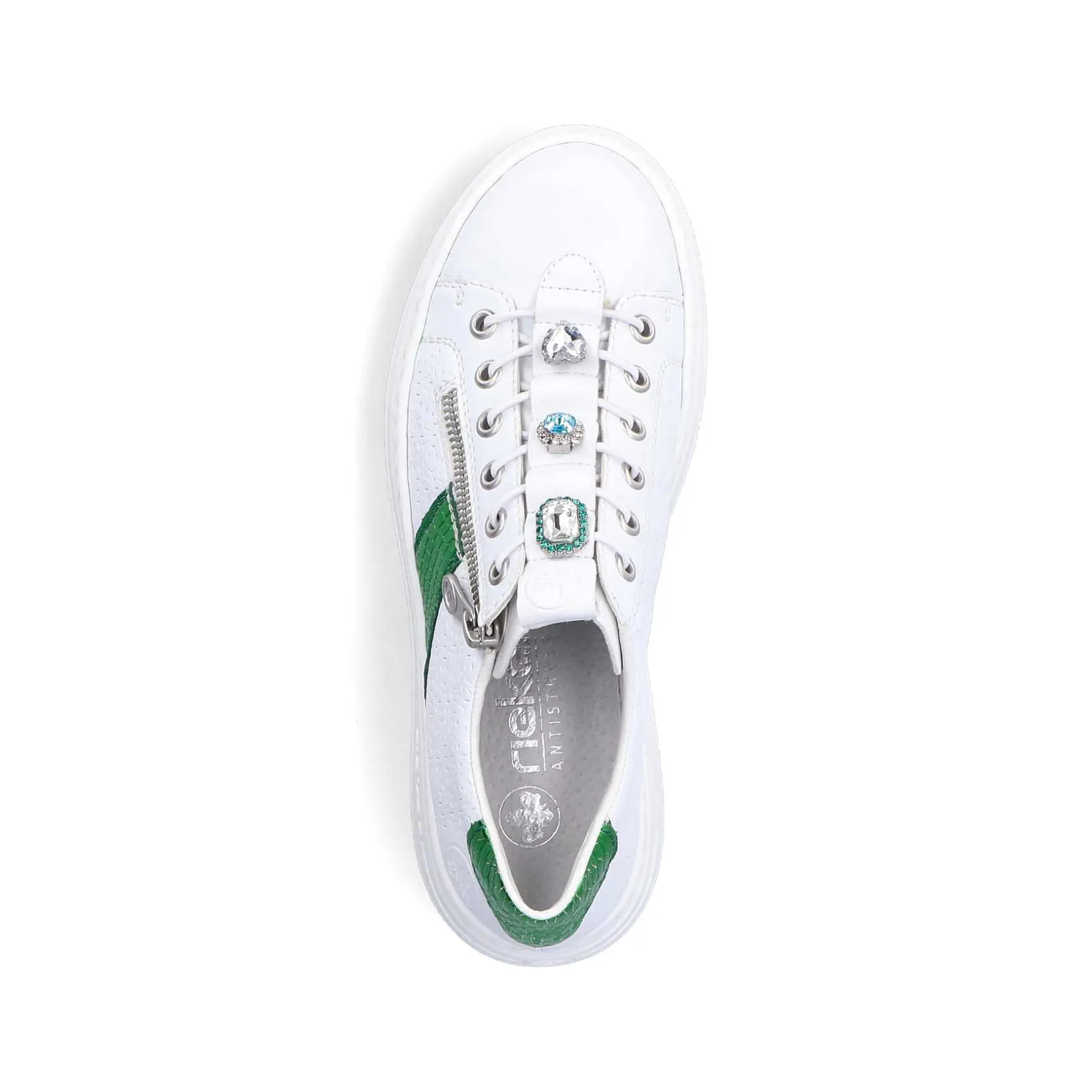 Rieker Sneakers-Women'S Sneaker Low Ice White