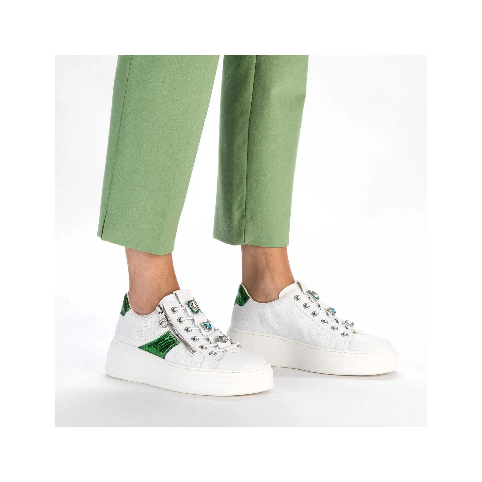 Rieker Sneakers-Women'S Sneaker Low Ice White