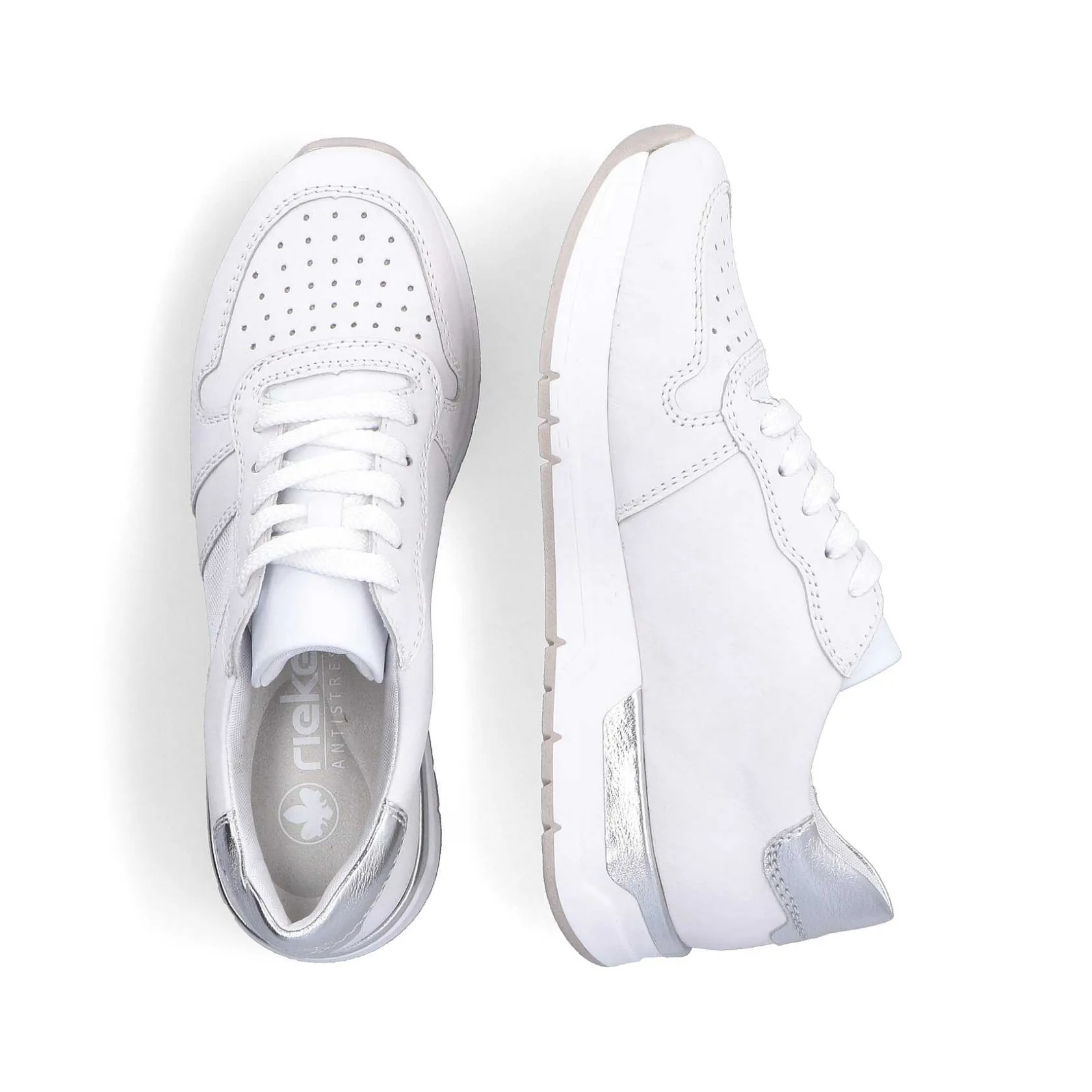 Rieker Sneakers-Women'S Sneaker Low Ice White