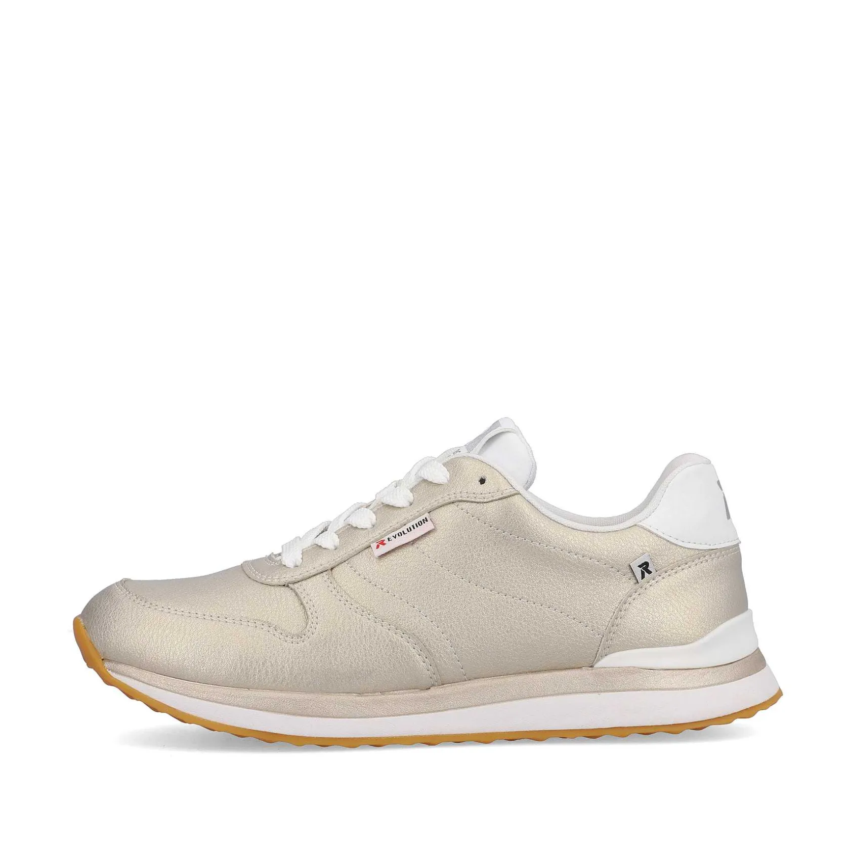 Rieker Sneakers-Women'S Sneaker Low Champagne Metallic