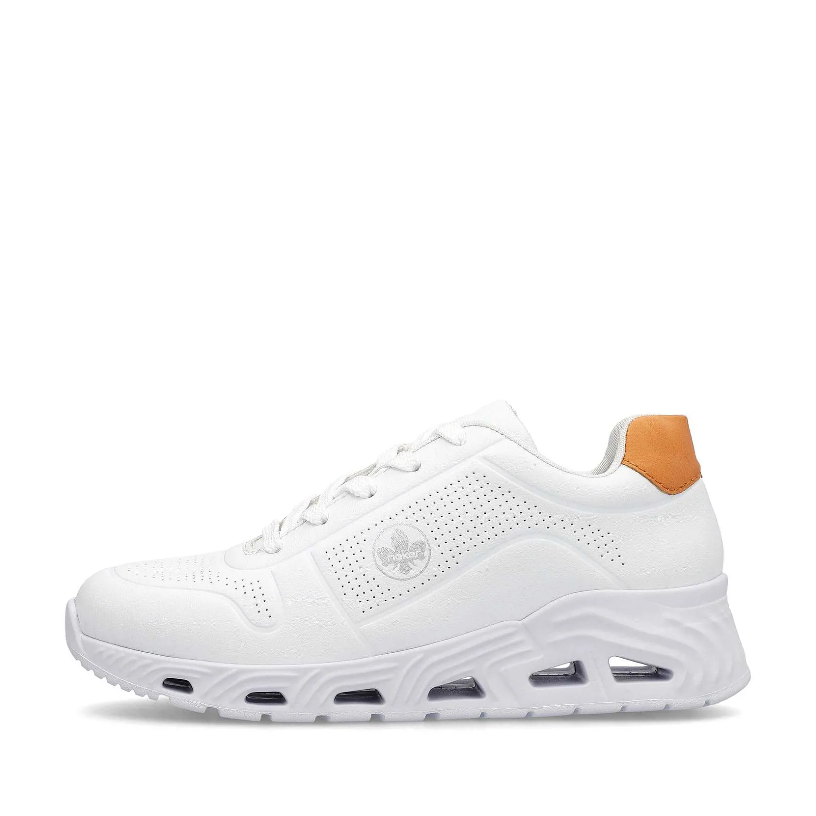 Rieker Vegan-Women'S Sneaker Low Brilliant White