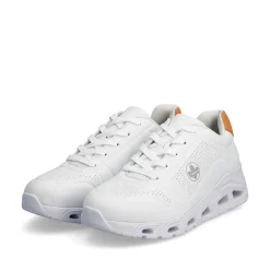 Rieker Vegan-Women'S Sneaker Low Brilliant White
