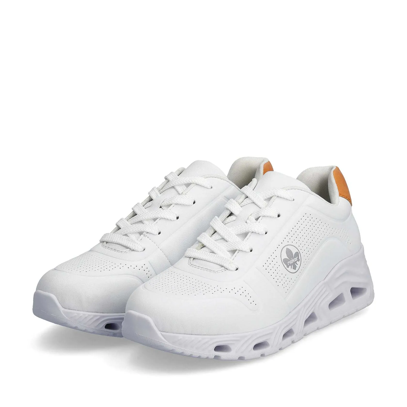 Rieker Vegan-Women'S Sneaker Low Brilliant White