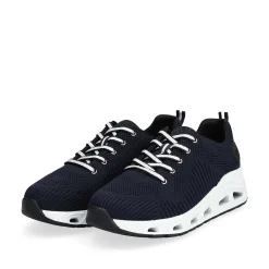 Rieker Sneakers-Women'S Sneaker Low Steel Blue