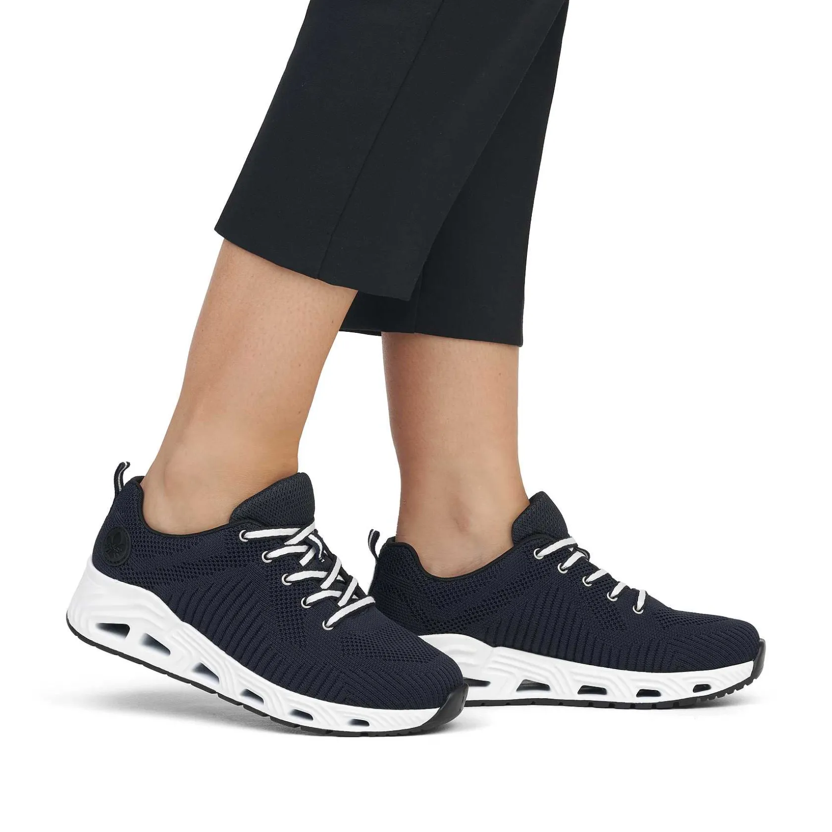 Rieker Sneakers-Women'S Sneaker Low Steel Blue